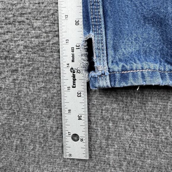 Carhartt FR Jeans Mens 38x34 Blue Carpenter Dungaree Fit FRC Flame Resistant - Picture 6 of 8